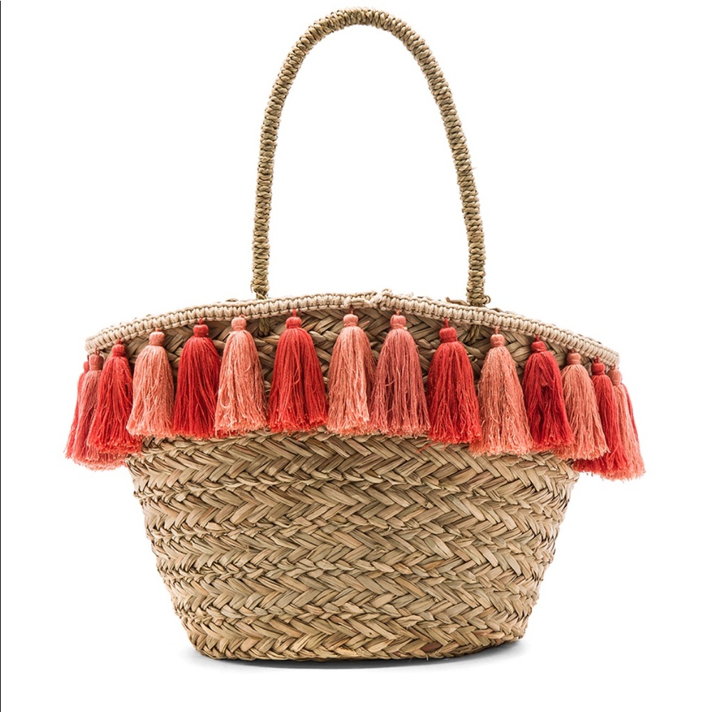 NEW Straw&Tassel Florabella Wilmington Beach Tote